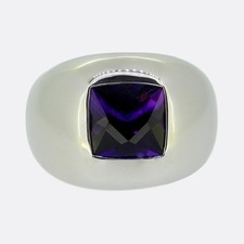 Boucheron Amethyst Single-Stone Ring