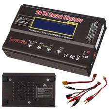 80W 6A Lipo Battery Balance Charger Discharger Upgrade Version & Charging Cables
