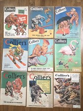 Collier's Magazine Lot 1940's