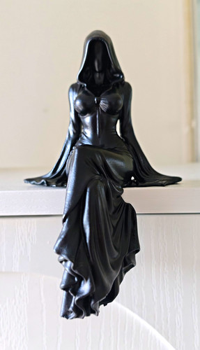 Printed gothic hooded - printed, woman