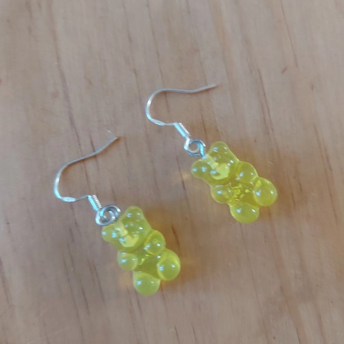 Gummy bear earrings - gummy,