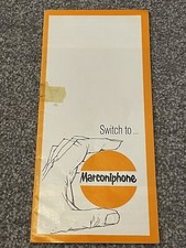 Marconiphone Catalogue / Brochure Price List Television Radio Stereogram Record