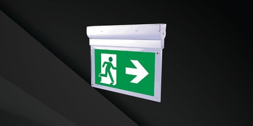 Emergency fire exit sign led - fire,