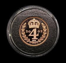 ELIZABETH II 2002 GOLD PROOF FULL MAUNDY SET