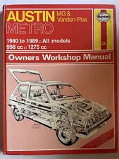 Haynes Austin Metro 1980 to
