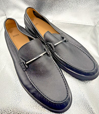 Hugo Boss Sienne_Mocc_grh moccasins Made in Portugal, Metallic ornament, Leather