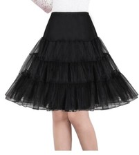 Women s 50s Vintage Petticoat 26 Underskirt Rockabilly Tutu Skirt  Size M=L