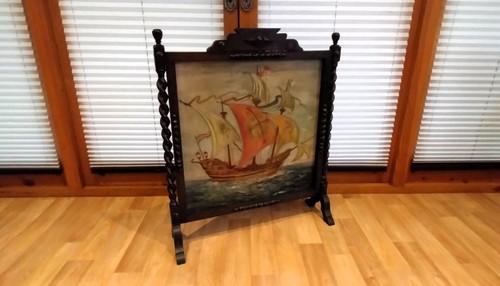 Large vintage wooden arts - wooden, &