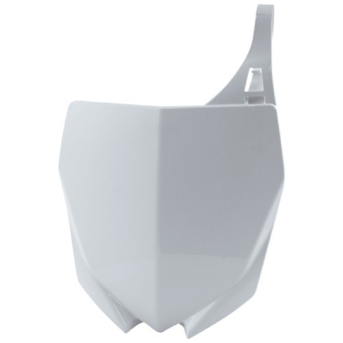 Acerbis white ant number plate - white,