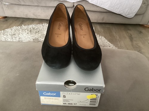 Gabor ladies shoes black size - gabor,
