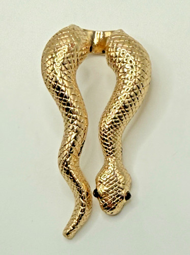 Vintage gold tone double - vintage, snake