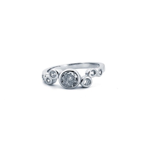 Ring rhodium plated sterling - ring,