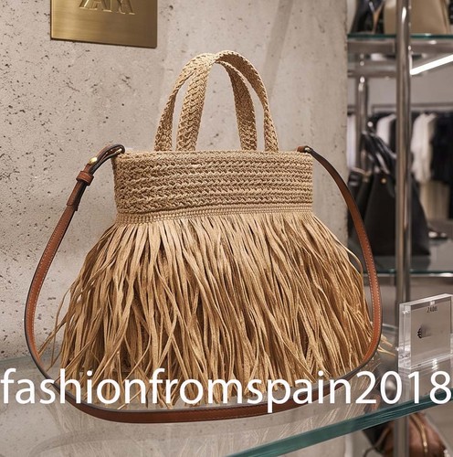 Zara new woman fringed handbag - zara,
