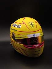 SIGNED Lewis Hamilton Ferrari 2025 1/2 Scale Helmet Mini Helmet F1