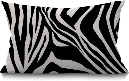 Cushion cover zebra stripes - cover,