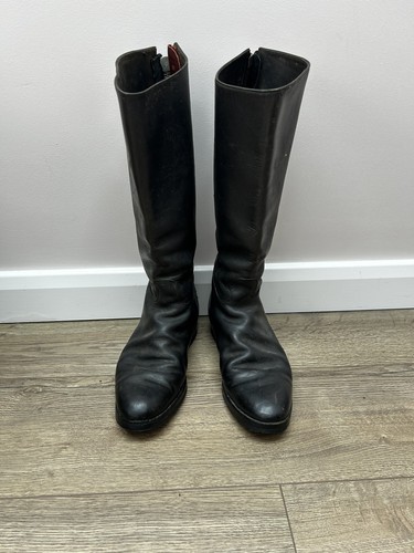 Vintage 50s 60s black leather - vintage,