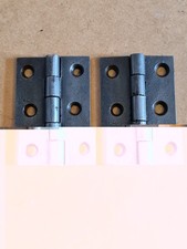 One Pair of old 3" Door hinges cast iron 200