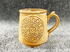 VINTAGE COFFEE MUG THORNTONS SPECIAL TOFFEE CUP PICCERY POTTERY