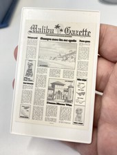 Barbie Doll Accessories Dreamhouse Newspaper Malibu Gazette Diorama Play