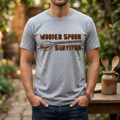 Wooden spoon survivor shirt - spoon, t