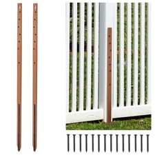 Timber Fence Post Repair