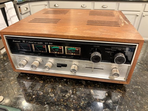 Sansui 500 amplifier - sansui, qs-500