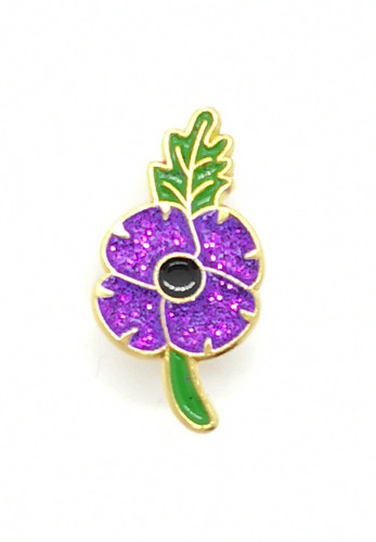 Purple poppy war animals - poppy,