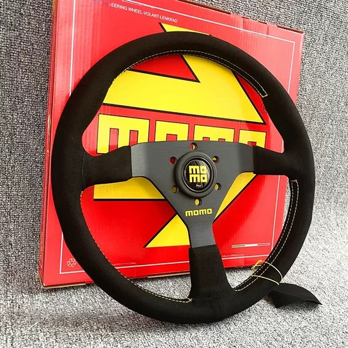 Steering wheel momo black - steering,