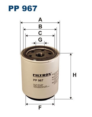 Fits filtron 967 fuel - fits,