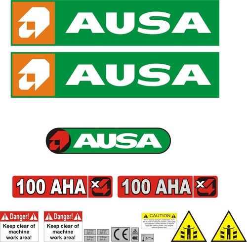 Ausa 100 aha dumper - aha, decal