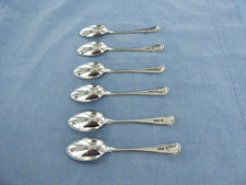 AN ANTIQUE SET OF SIX STERLING