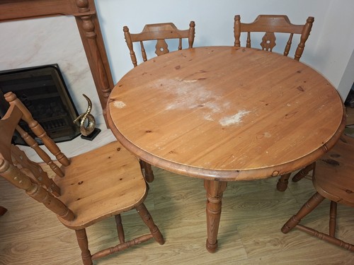 Solid pine round person - pine,