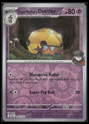Team rocket dottler 088 - rocket's,