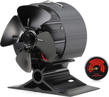 Log Burner Small 4 Blades Fan