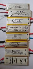 Lot of 8 x 3.7v Lithium Polymer Battery Cell Li-Po Li-po replacement