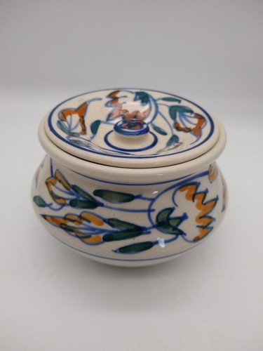Vintage lidded ceramic hand - vintage,