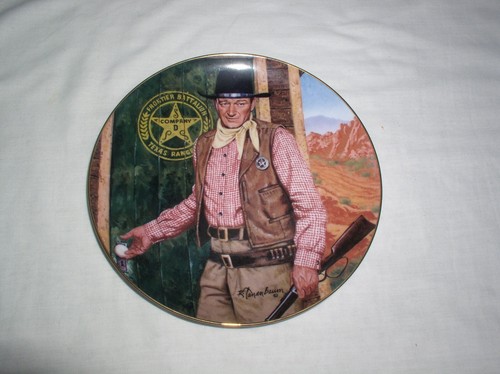 John wayne collector plate - john,