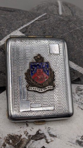 Antique 1920 30s matchbox case - matchbox,