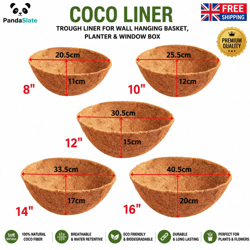 Trough coco liner - 24"-48",