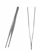 Komodo Feeding Tongs Stainless Steel Feed Snakes Reptile Live Food Insects 30cm