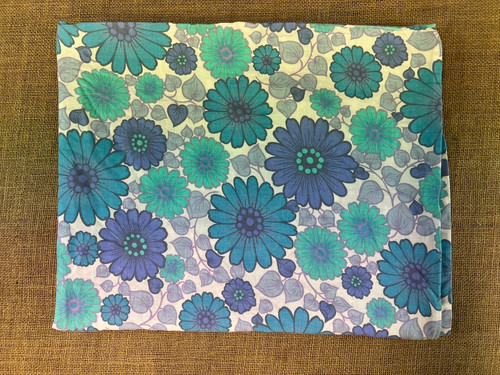 Vintage retro 60s 70s blue - 60s,