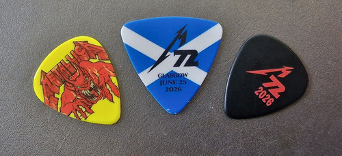 Metallica guitar picks - guitar,