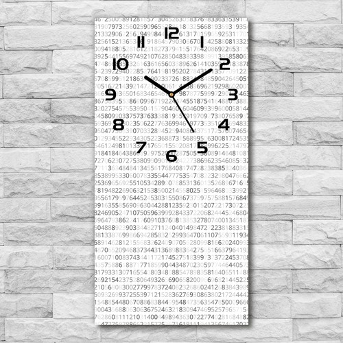 Wall clock real glass - clock, kitchen