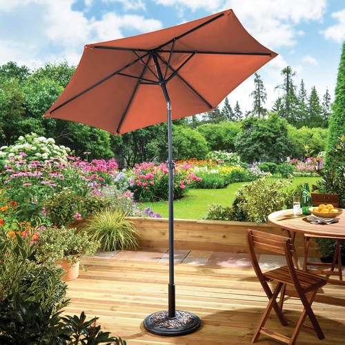 Luxury tilting garden parasol - garden,