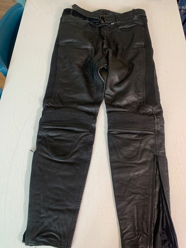 Biko mens black leather heavy