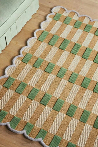 Vintage wool plaid green - vintage,