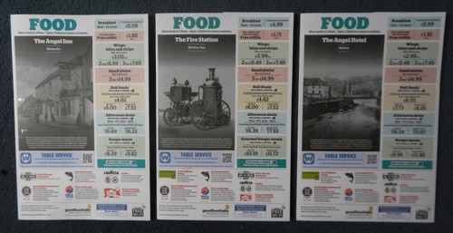 Three wetherspoons different - three,