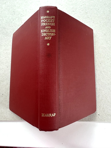 Harraps pocket french and - harraps,