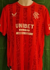 Rangers FC pro issue pink away goalkeeper shirt  2024/25  large Butland no 1