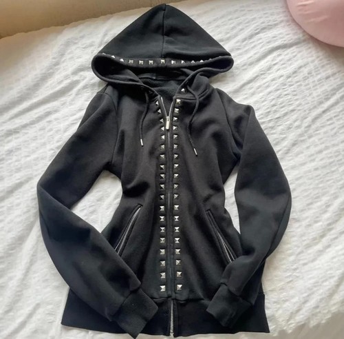Zip hoodie women black - up, women's